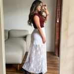Falda Julieta Blanca